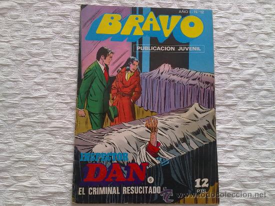 Tebeos: INSPECTOR DAN, n&ordm; 6, colecci&oacute;n Bravo n &ordm; 12 - Foto 1
