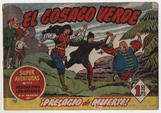 Tebeos: El Cosaco Verde n&ordm; 45 - Foto 1