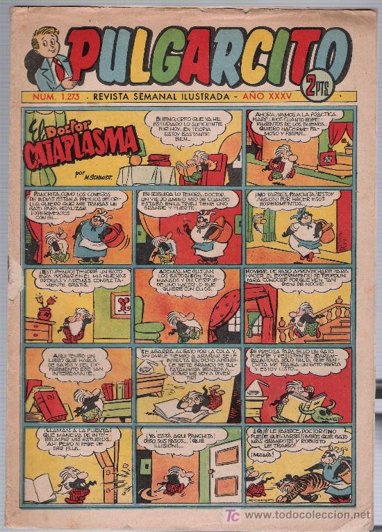 PULGARCITO Nº 1273. BRUGUERA 1952. CON EL INSPECTOR DAN. (Tebeos y Comics - Bruguera - Pulgarcito)