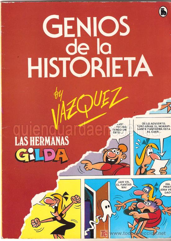 Tebeos: Comic Genios de la Historieta de Bruguera. Las Hermanas Gilda, nuevo 1985. By Vazquez