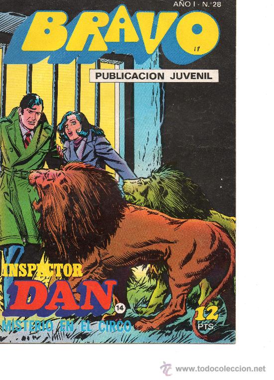 Tebeos: INSPECTOR DAN  DE BRAVO     N&ordm; 14   DE BRUGUERA - Foto 1