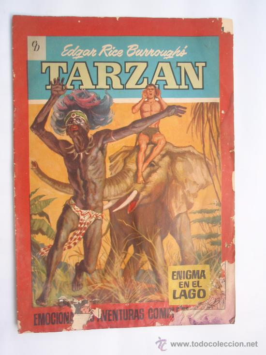 Tebeos: TARZAN , BRUGUERA , ENIGMA EN EL LAGO - Foto 1