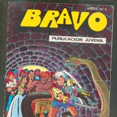 Tebeos: BRAVO REVISTA JUVENIL Nº 3, EDITORIAL BRUGUERA. Lote 27451093