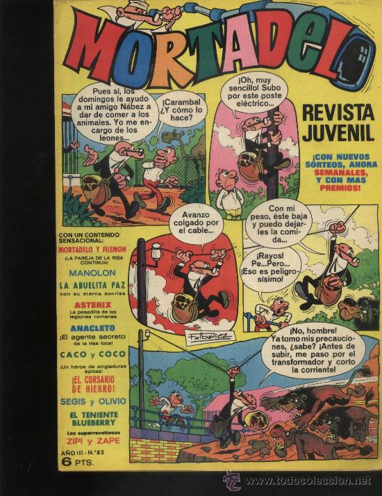 Tebeos: MORTADELO N&ordm; 83 - Foto 1