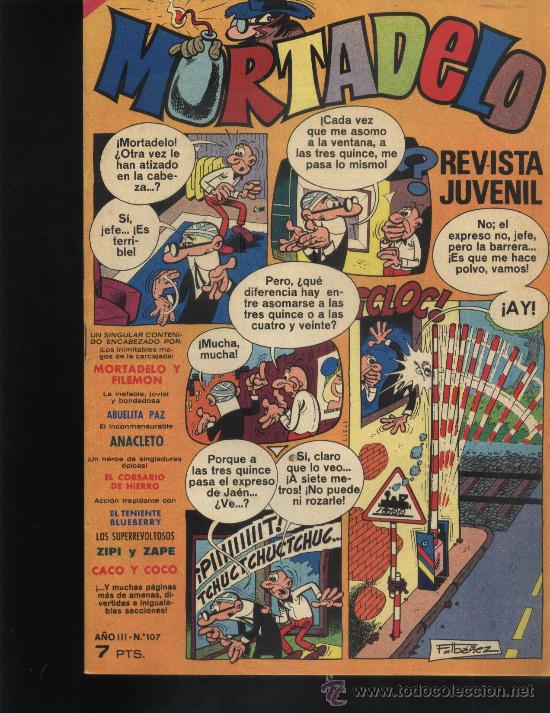 Tebeos: MORTADELO N&ordm; 107 - Foto 1