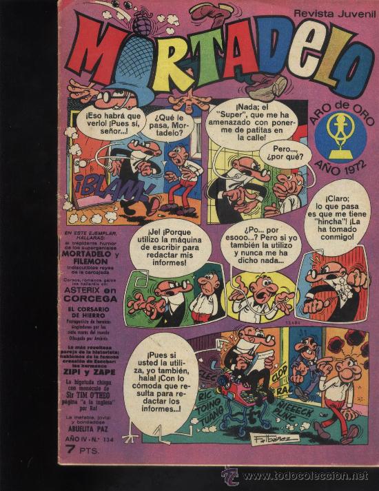 Tebeos: MORTADELO N&ordm; 134 - Foto 1