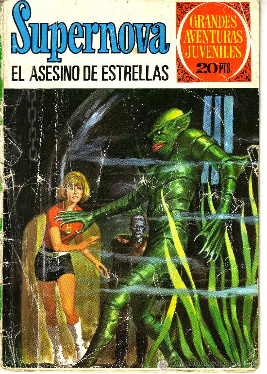 Tebeos: GRANDES AVENTURAS JUVENILES - SUPERNOVA EL ASESINO DE ESTRELLASN&ordm; 70, SE&Ntilde;ALES EN PORTADA