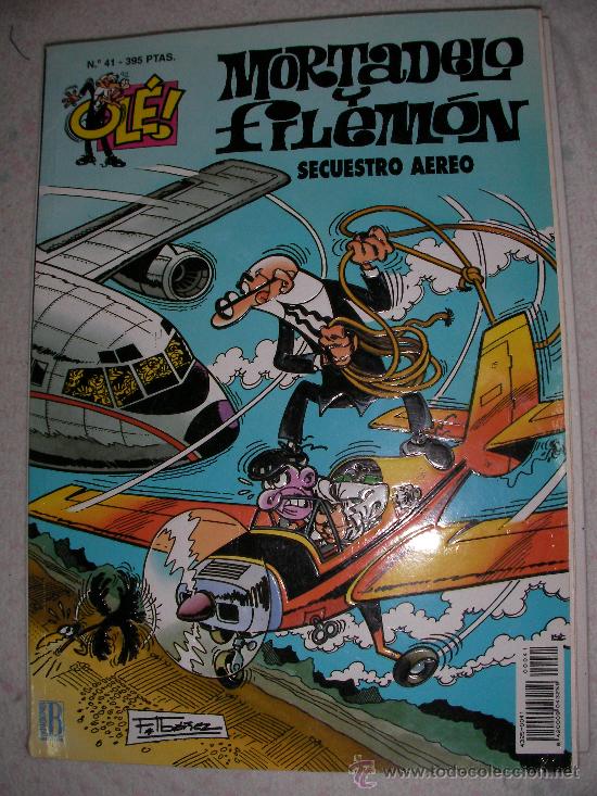 Tebeos: MORTADELO Y FILEMON SECUESSTRO AEREO - Foto 1
