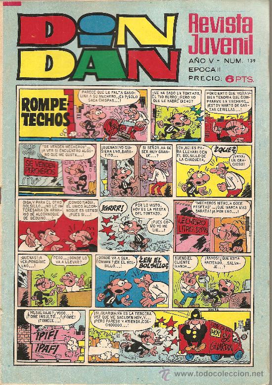 Tebeos: DIN DAN N&ordm; 141 CON EL DEMONIO DEL CARIBE - Foto 1