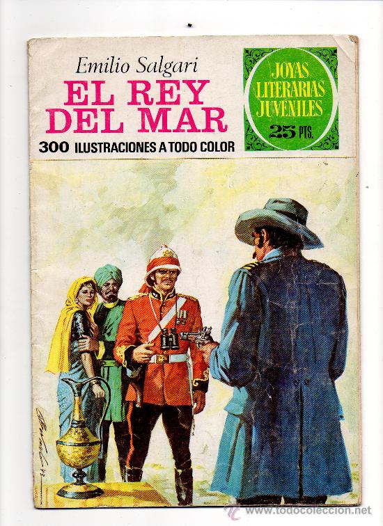 Livros de Banda Desenhada: (M-8) JOYAS LITERARIAS JUVENILES, EMILIO SALGARI, EL REY DEL MAR NUM. 76, EDT BRUGUERA