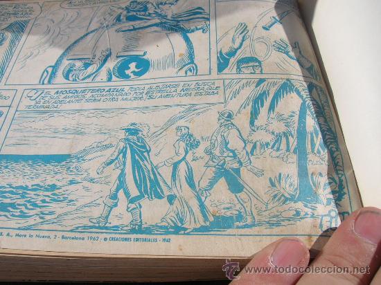 Tebeos: EL MOSQUETERO AZUL ENCUADERNADA COMPLETA Y BIEN - Foto 2