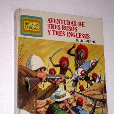 Tebeos: AVENTURAS DE 3 RUSOS Y 3 INGLESES. JULIO VERNE. HISTORIAS FAMOSAS Nº 21. BRUGUERA 1976. ESCANDELL.