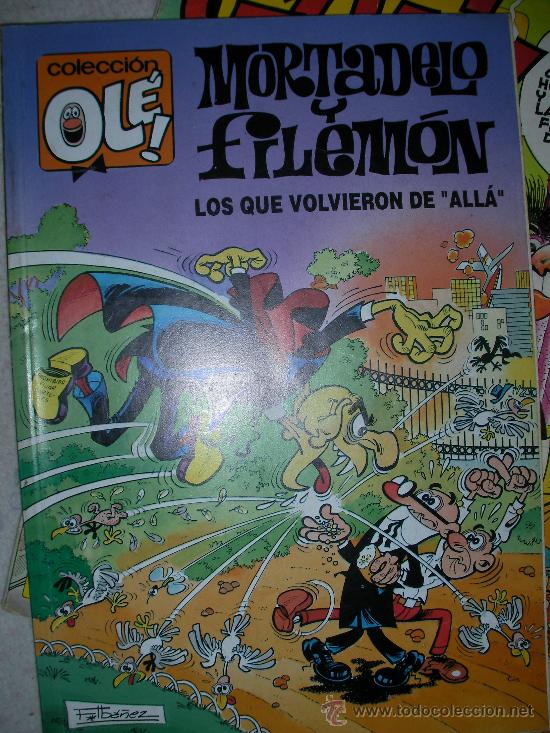 Tebeos: MORTADELO Y FILEMON LOS QUE VOLVIERON DE ALLA - Foto 1