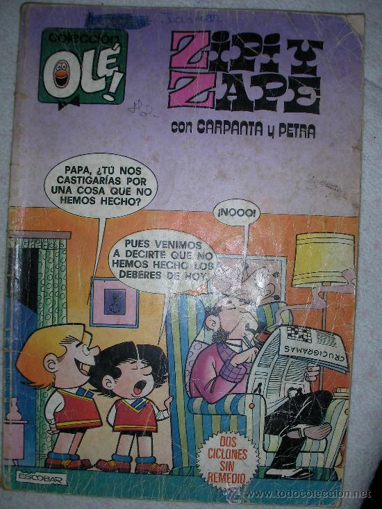 Tebeos: ZIPI Y ZAPE CON CARPANTA Y PETRA - Foto 1