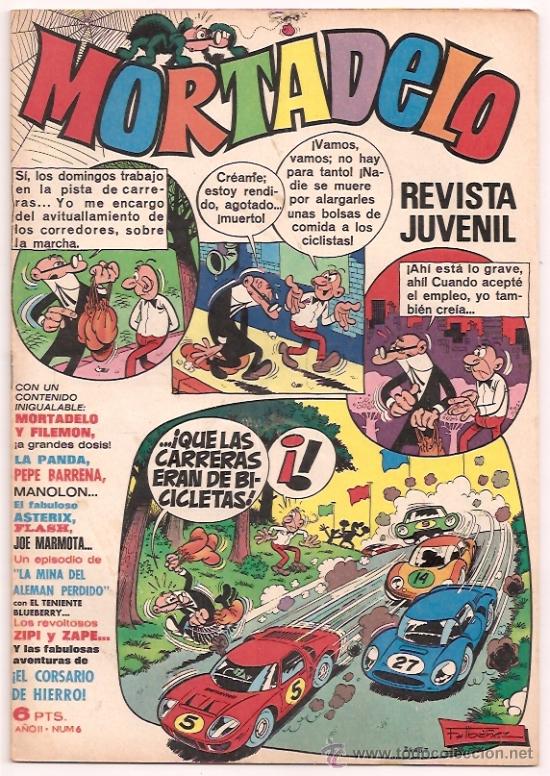 Tebeos: *** MORTADELO N&ordm; 6 A&Ntilde;O II &rdquo;IMPECABLE&rdquo; *** - Foto 1
