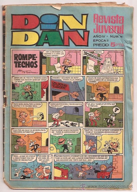 Tebeos: *** DIN DAN N&ordm; 36, A&Ntilde;O:IV  *** - Foto 1