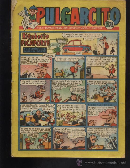 Tebeos: PULGARCITO N&ordm; 1621 CON INSPECTOR DAN - Foto 1