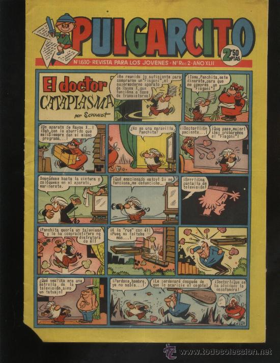 Tebeos: PULGARCITO N&ordm; 1630 CON INSPECTOR DAN - Foto 1