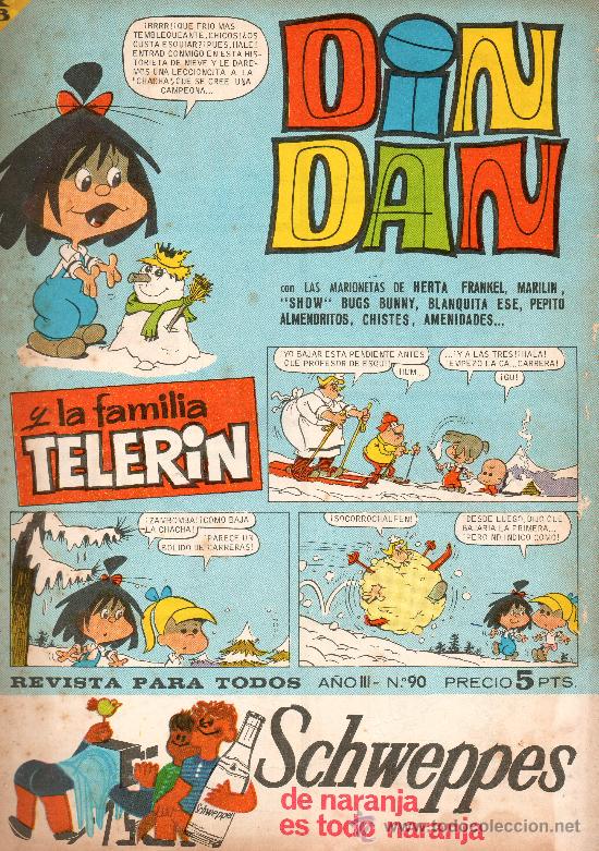 Tebeos: DIN DAN  N&ordm; 90   DE BRUGUERA - Foto 1