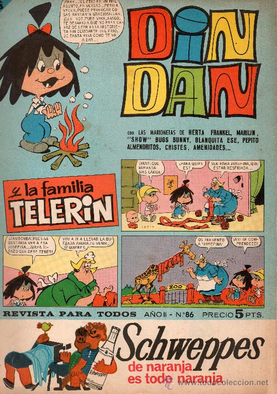 Tebeos: DIN DAN  N&ordm; 86   DE BRUGUERA - Foto 1