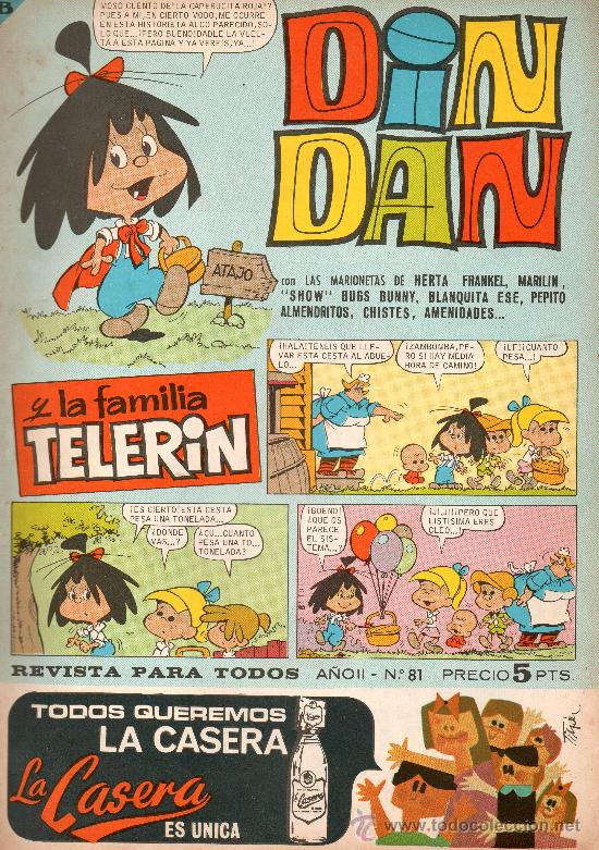 Tebeos: DIN DAN  N&ordm; 81  DE BRUGUERA - Foto 1