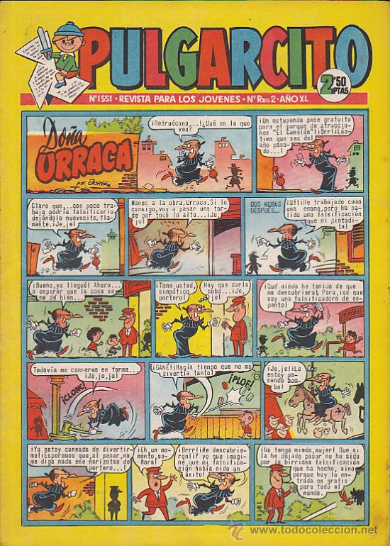 Tebeos: PULGARCITO N&ordm; 1551 - Foto 1