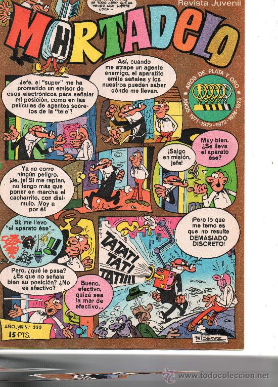 Tebeos: MORTADELO       N&ordm; 330     DE BRUGUERA - Foto 1