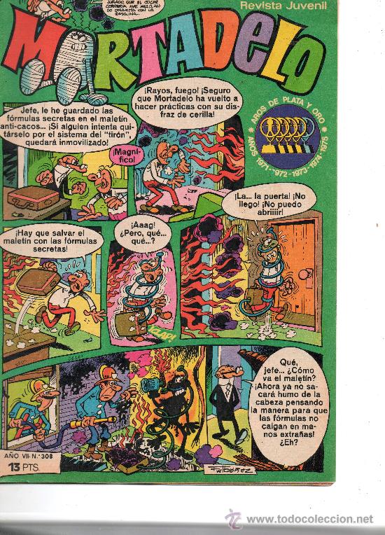 Tebeos: MORTADELO       N&ordm; 308     DE BRUGUERA - Foto 1