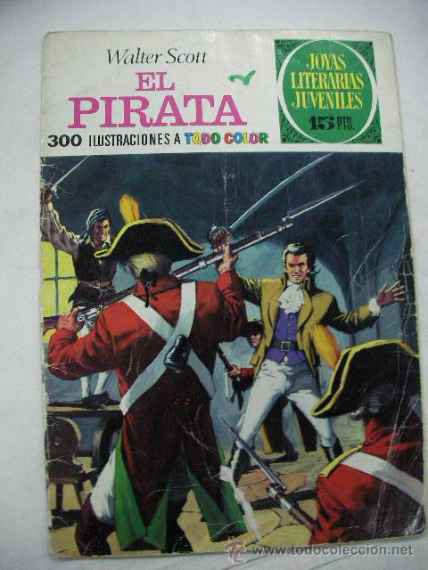 Tebeos: ANTIGUO COMIC JOYAS LITERARIAS JUVENILES EL PIRATA - Foto 1