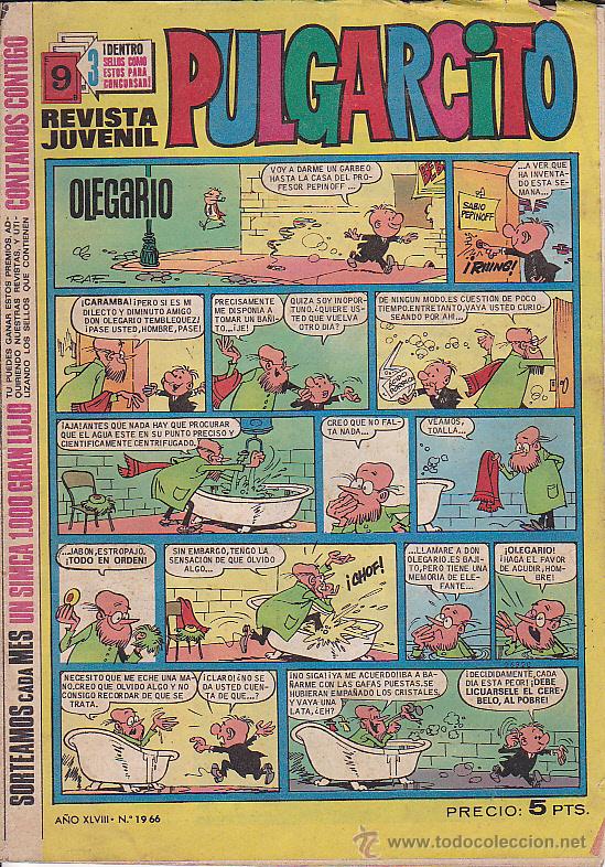 Tebeos: PULGARCITO N&ordm; 1966 - Foto 1