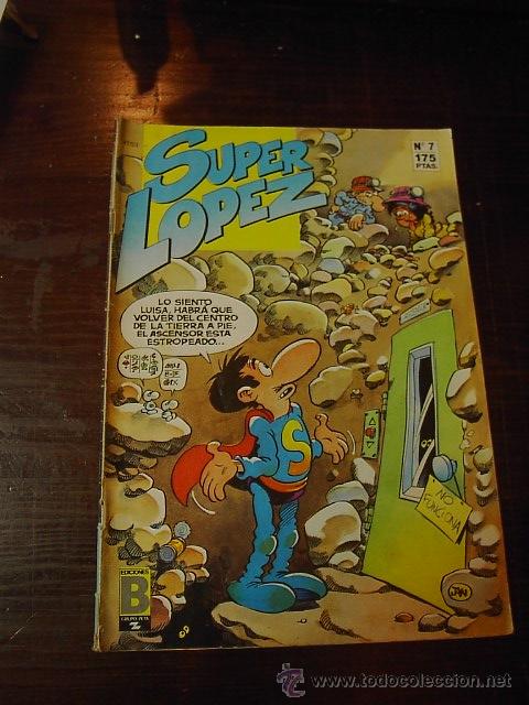 Tebeos: Superlopez, n&ordm; 7, 175 pesetas - Foto 1