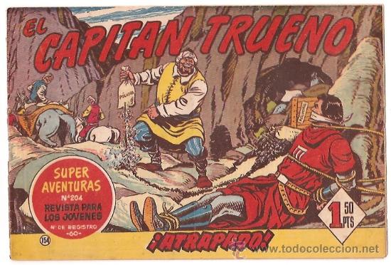 Tebeos: *** EL CAPIT&Aacute;N TRUENO N&ordm;154 &rdquo;ATRAPADO&rdquo; *** - Foto 1
