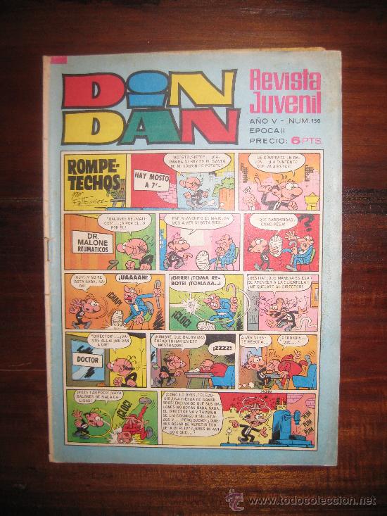 Tebeos: DIN DAN N&ordm; 150  DEMONIO DEL CARIBE - Foto 1