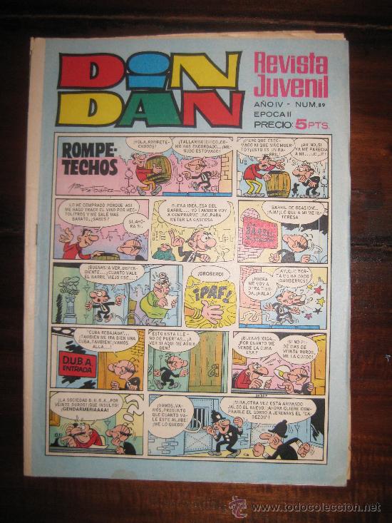 Tebeos: DIN DAN N&ordm; 89  DEMONIO DEL CARIBE - Foto 1