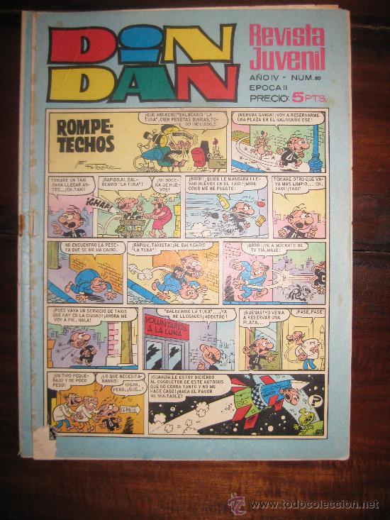 Tebeos: DIN DAN N&ordm; 80  DEMONIO DEL CARIBE - Foto 1