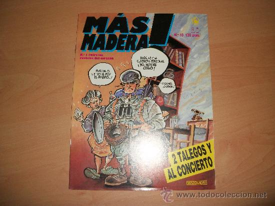 Livros de Banda Desenhada: MAS MADERA N&ordm; 10 EDITORIAL BRUGUERA 1986  NUEVO