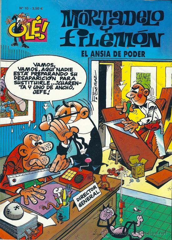 Tebeos: 9405 - MORTADELO Y FILEMON N&ordm;10- EL ANSIA DEL PODER - COLECCI&Oacute;N OL&Eacute; - EDICIONES B S.A. 2006. - Foto 1