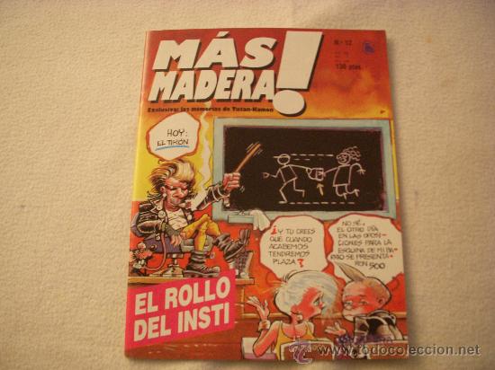 Tebeos: M&Aacute;S MADERA! N&ordm; 12, EDITORIAL BRUGUERA