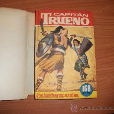 Tebeos: EL CAPITAN TRUENO LOS BARBAROS AZULES COLECCION HEROES 1ª EDICION 1964 ED BRUGUERA CON SOBRECUBIERTA. Lote 30089539