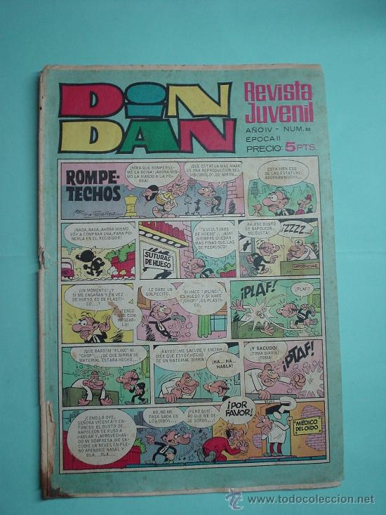 Tebeos: DIN DAN N&ordm; 88. 1969. 5PTAS. COMIC. - Foto 1