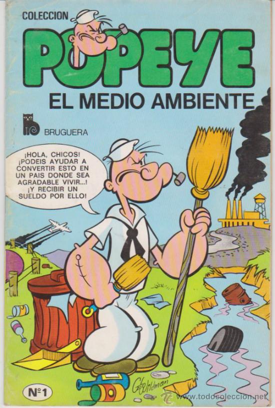 Tebeos: Popeye n&ordm;  1. El Medio ambiente. - Foto 1