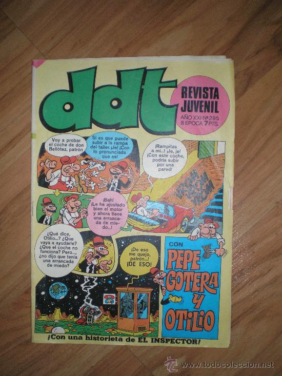 Tebeos: DDT PEPE GOTERA Y OTILIO N. 295 - Foto 1