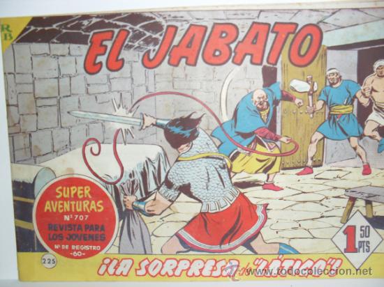 Tebeos: EL JABATO.N&ordm;225.ORIGINAL - Foto 1