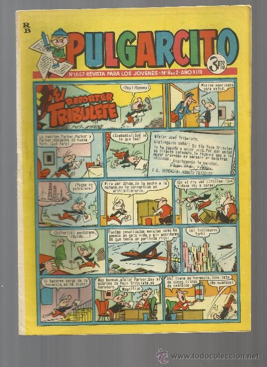 Tebeos: PULGARCITO  N&ordm; 1657 - Foto 1