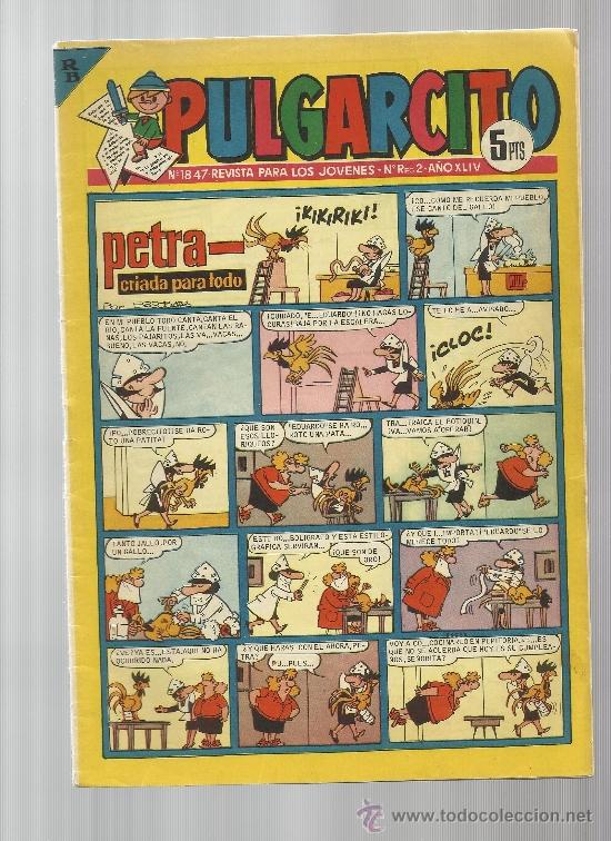 Tebeos: PULGARCITO N&ordm; 1847 - Foto 1