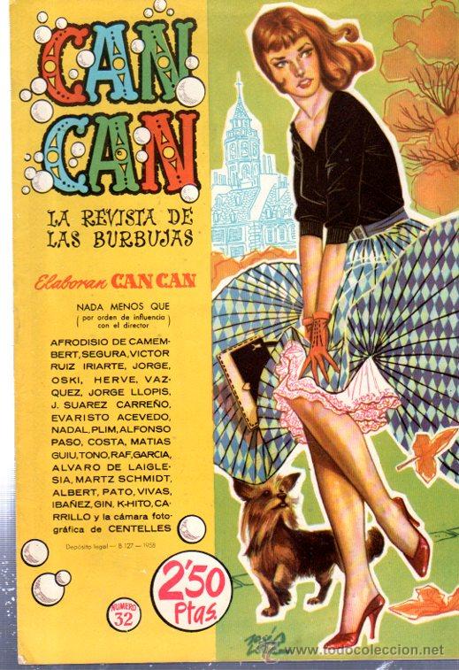 Comics: CAN CAN, LA REVISTA DE LAS BURBUJAS, N&ordm; 32, 1958