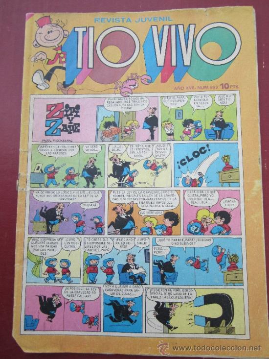 Tebeos: revista - tio vivo , numero 692 , 13 rue del percebe . bruguera