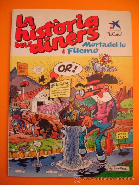 Tebeos: MORTADELO Y FILEMON . LA HISTORIA DEL DINERS . LA CAIXA . - Foto 1