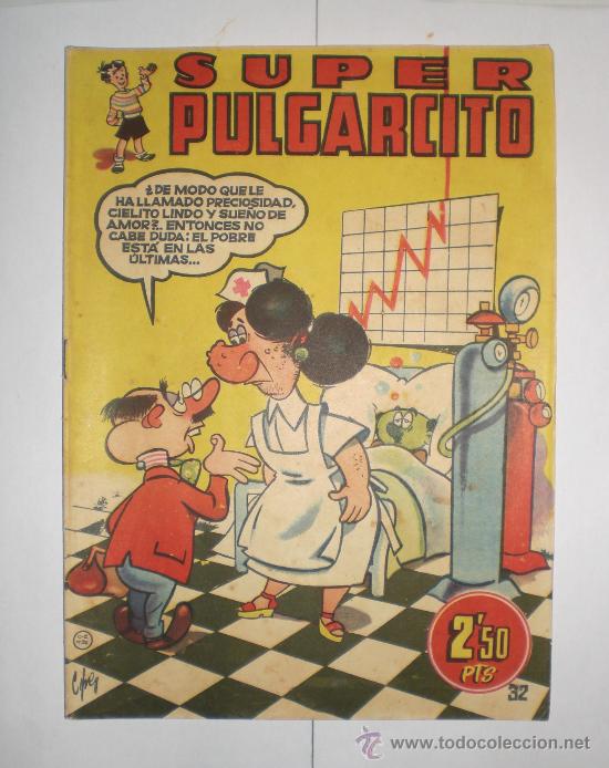 Tebeos: Super Pulgarcito Nº 32 · Portada de Guillermo Cifré · Bruguera · ca. 1950-1951