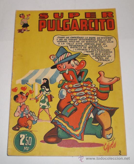 Tebeos: Super Pulgarcito Nº 2 · Portada de Guillermo Cifré · Bruguera · ca. 1949-1950